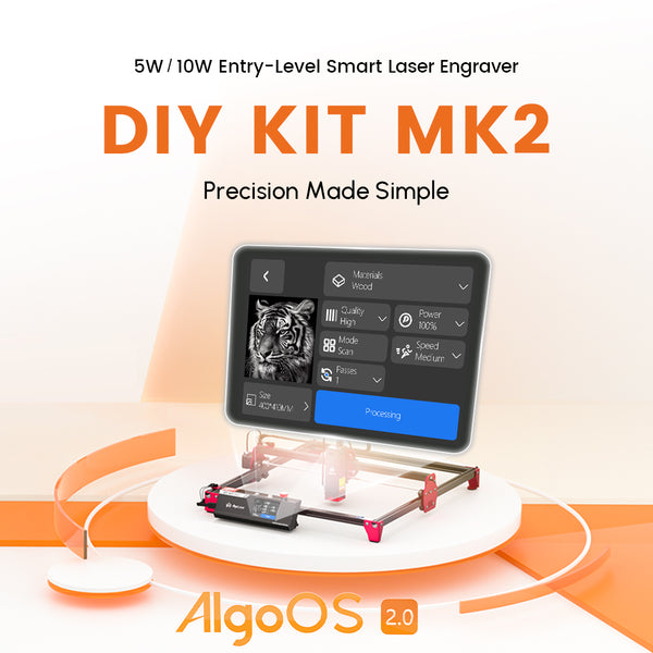AlgoLaser DIY KIT MK2 5W Diode Laser Engraver