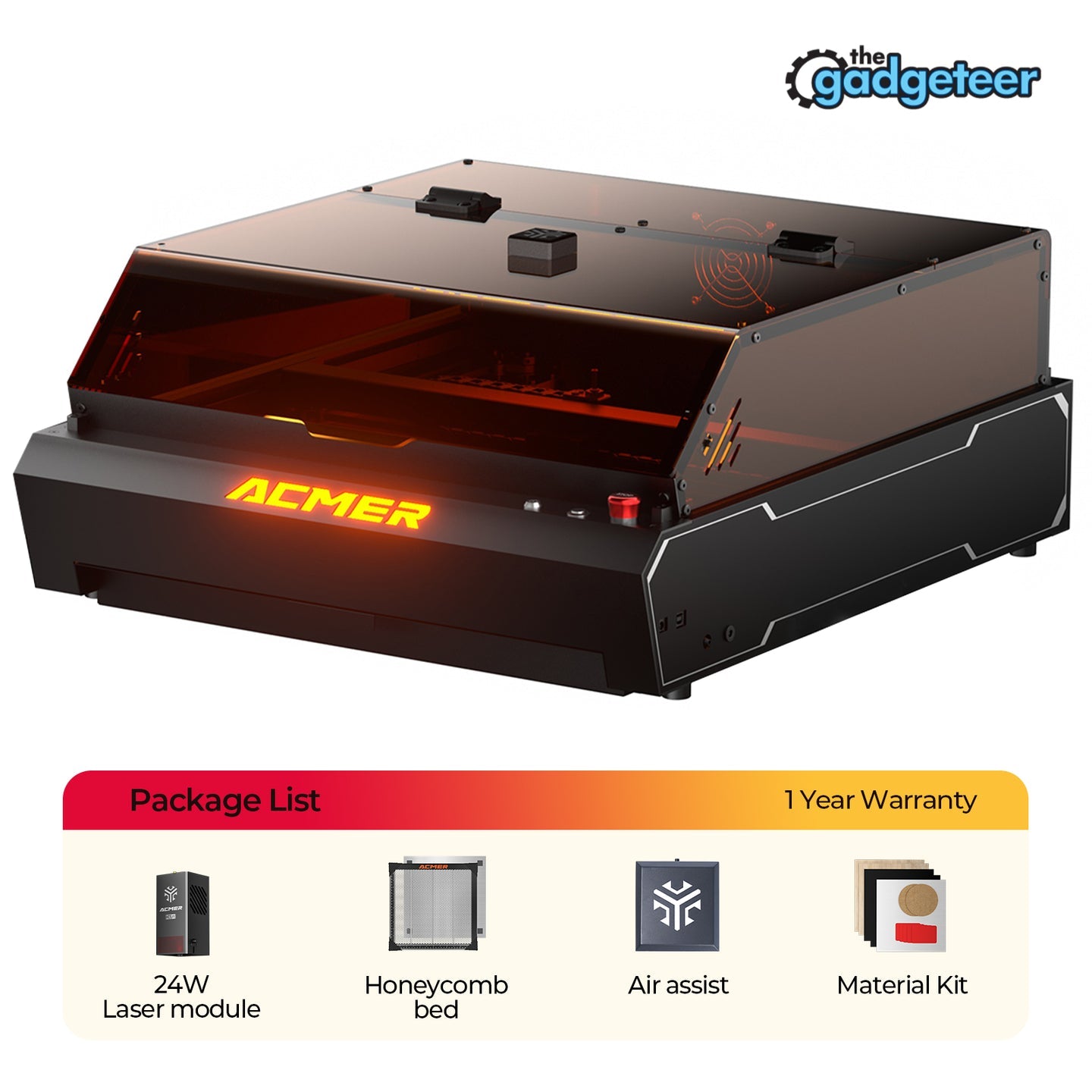 ACMER P3 24W Diode Enclosed Laser Engraver