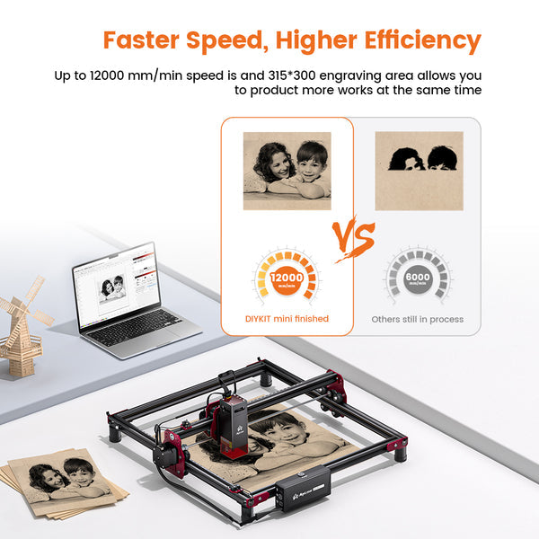 AlgoLaser DIY KIT MINI 5W Laser Engraver