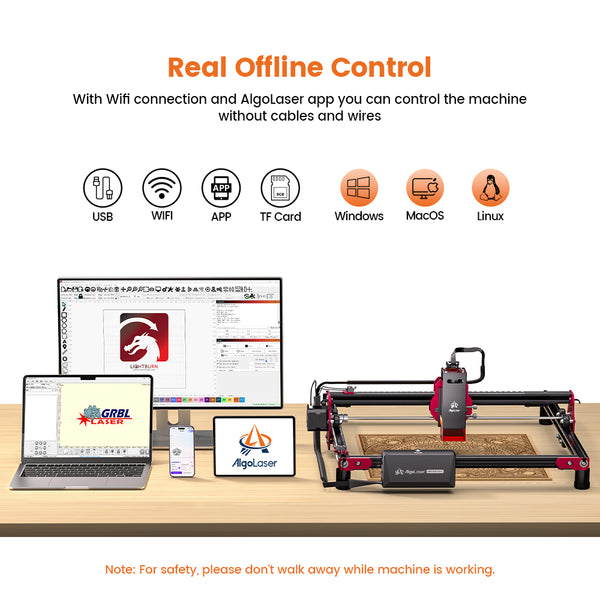 AlgoLaser DIY KIT MINI 5W Laser Engraver