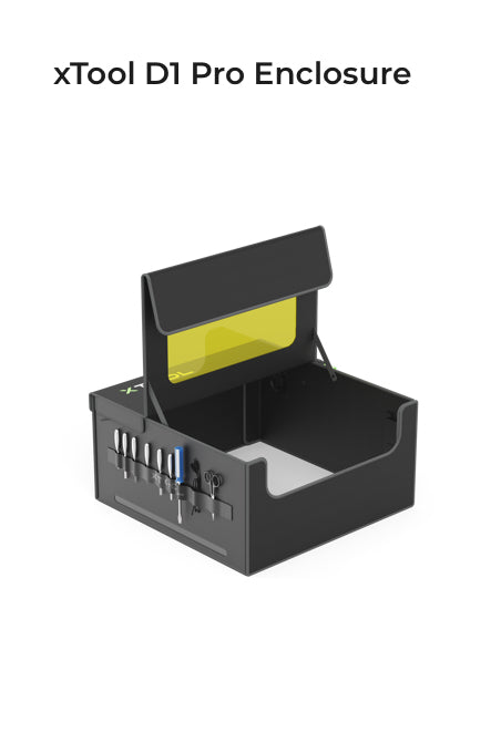 xTool Enclosure: Foldable and Smoke-proof Cover for D1/D1 Pro and Other Laser Engravers