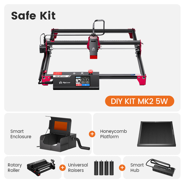 AlgoLaser DIY KIT MK2 5W Diode Laser Engraver