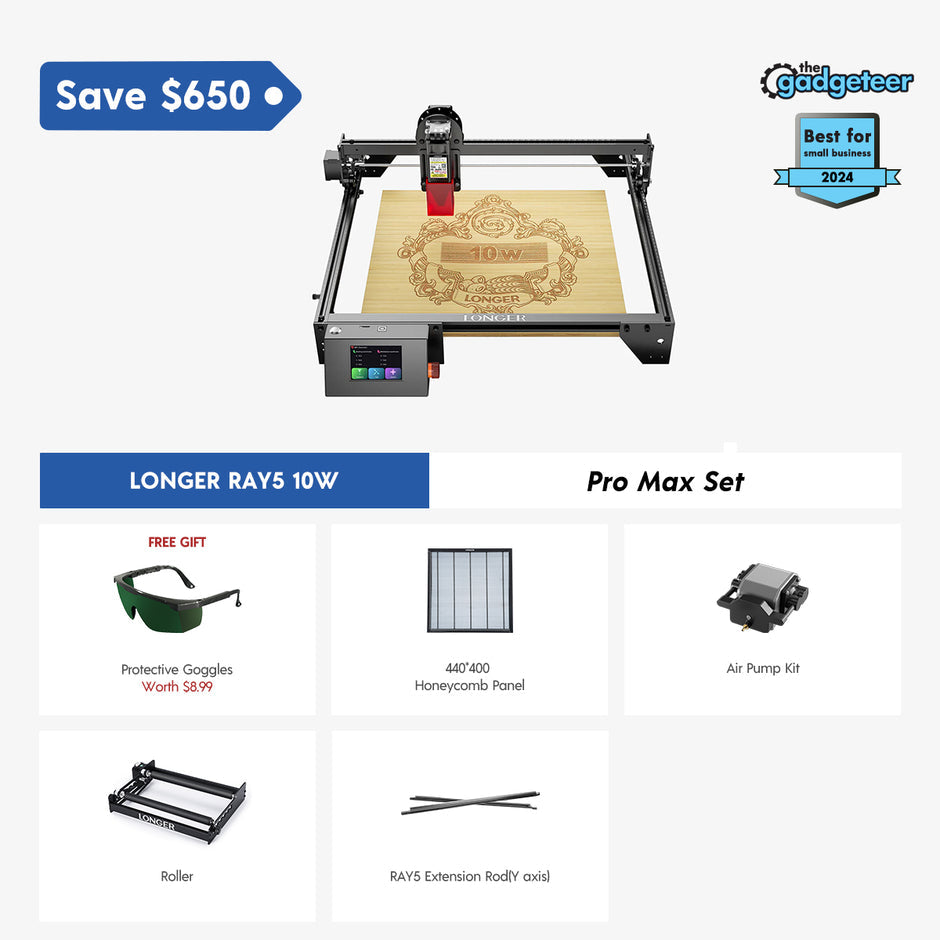Longer RAY5 10W Laser Engraver(10-12W Output Power)