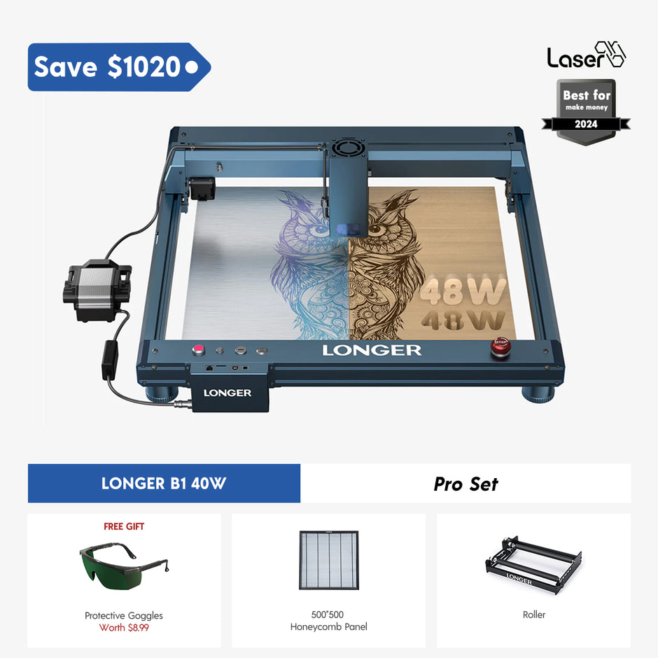 Longer Laser B1 40W Engraving Machine(44-48W Output Power)