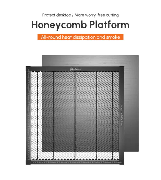 AlgoLaser 400mm x 400mm Honeycomb Platform - heat dissipation,