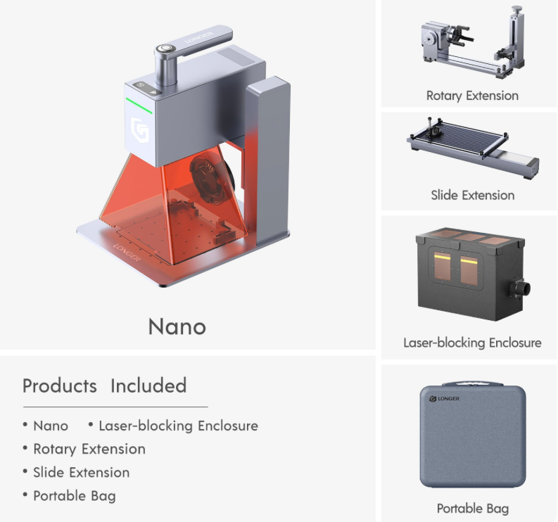 Longer Nano 6W Portable Laser Engraver