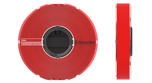 MakerBot METHOD X ASA Filament Red (.65kg, 1.43lb)