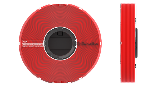 MakerBot METHOD X ASA Filament Red (.65kg, 1.43lb)