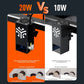 A comparison of the 20W vs. 10W Laser within the ACMER P2 20W Laser Engraver.