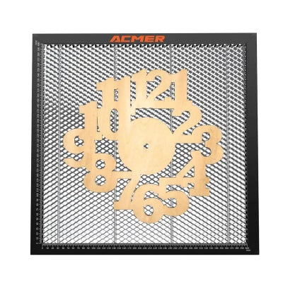 ACMER Honeycomb Board with a clock product.