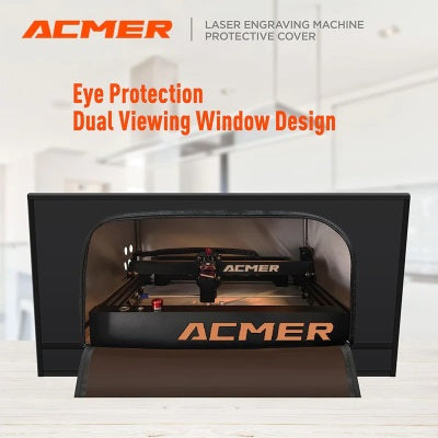 ACMER R10 Laser Engraver Enclosure Box with a viewing window