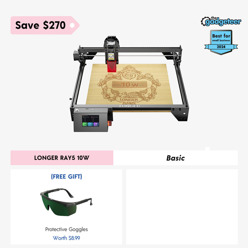 Longer RAY5 10W Laser Engraver(10-12W Output Power)