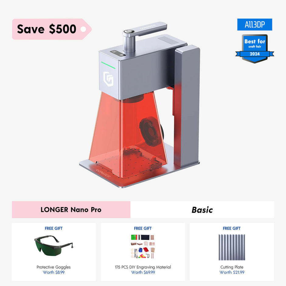 Longer Nano Pro 12W Portable Laser Engraver