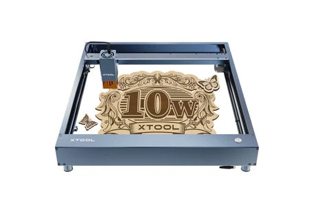 The xTool D1 Pro Desktop Laser Engraver Cutting Machine. 10W Gray