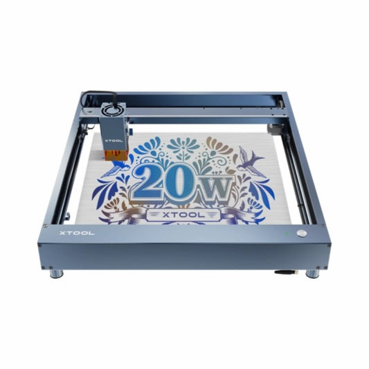 The xTool D1 Pro Desktop Laser Engraver Cutting Machine. 20W Gray