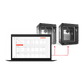 The 2 x MakerBot Sketch Kit Single Printer Setup showing a computer screen.