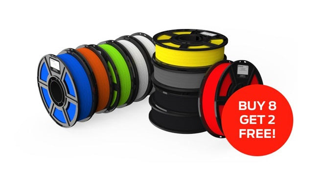 MakerBot Sketch PLA Filament 10 Pack (Buy 8, Get 2 Free)