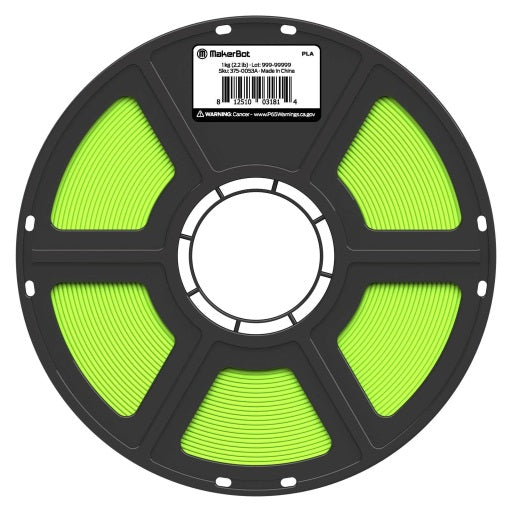 MakerBot SKETCH PLA FILAMENT ,color Green