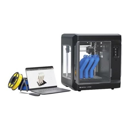 The MakerBot Sketch Large 3D Printer, with Consumables Included 3 x PLA filament Printer Accessories Included 2 flex build plates, Snip, and Spatula.