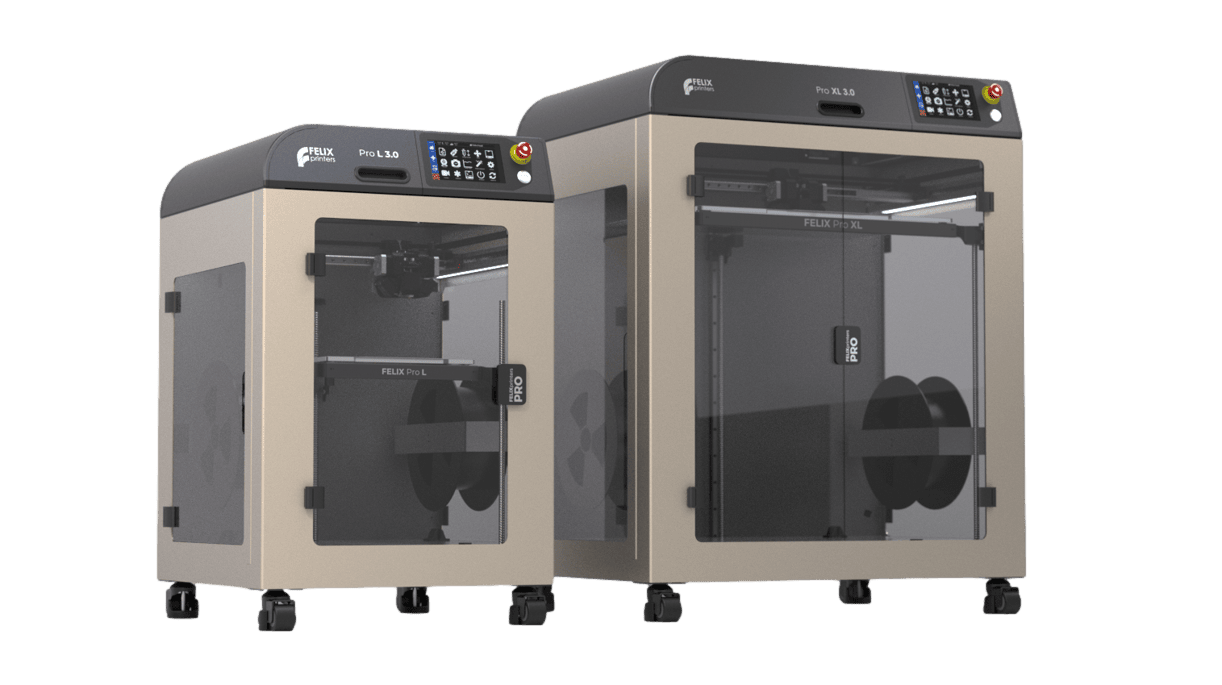 FELIX Pro L and XL v3.0 Industrial 3D Printers