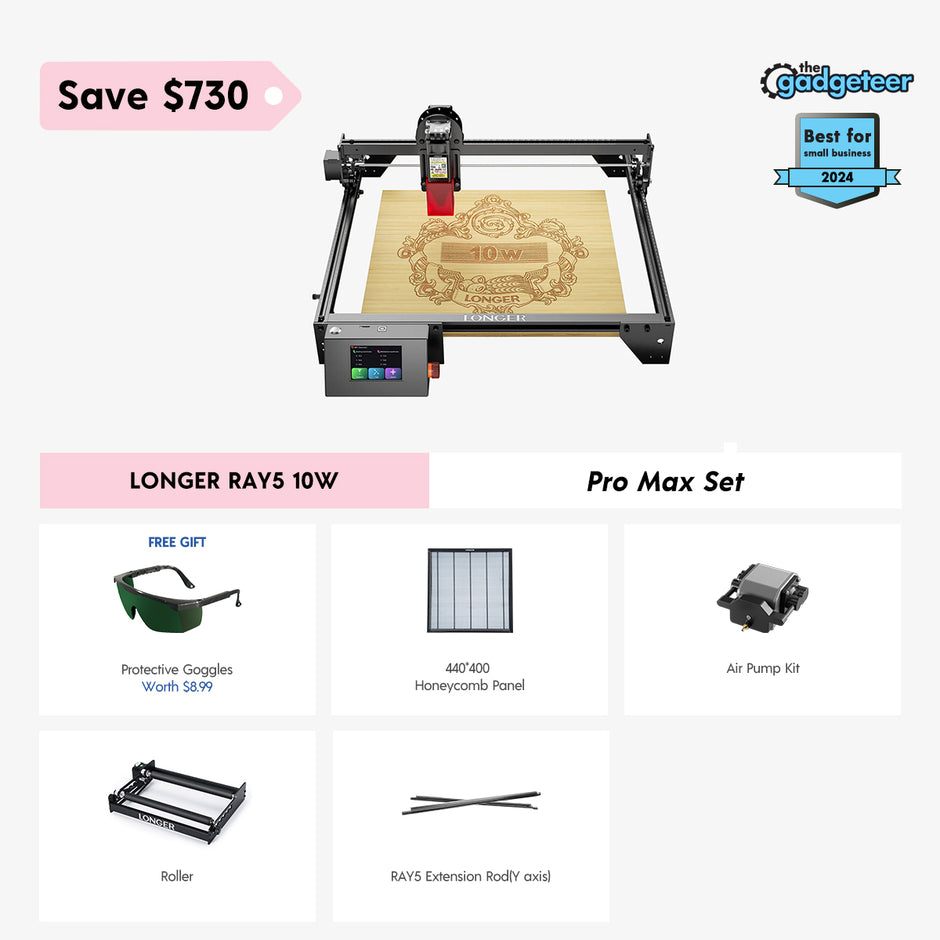 Longer RAY5 10W Laser Engraver(10-12W Output Power)