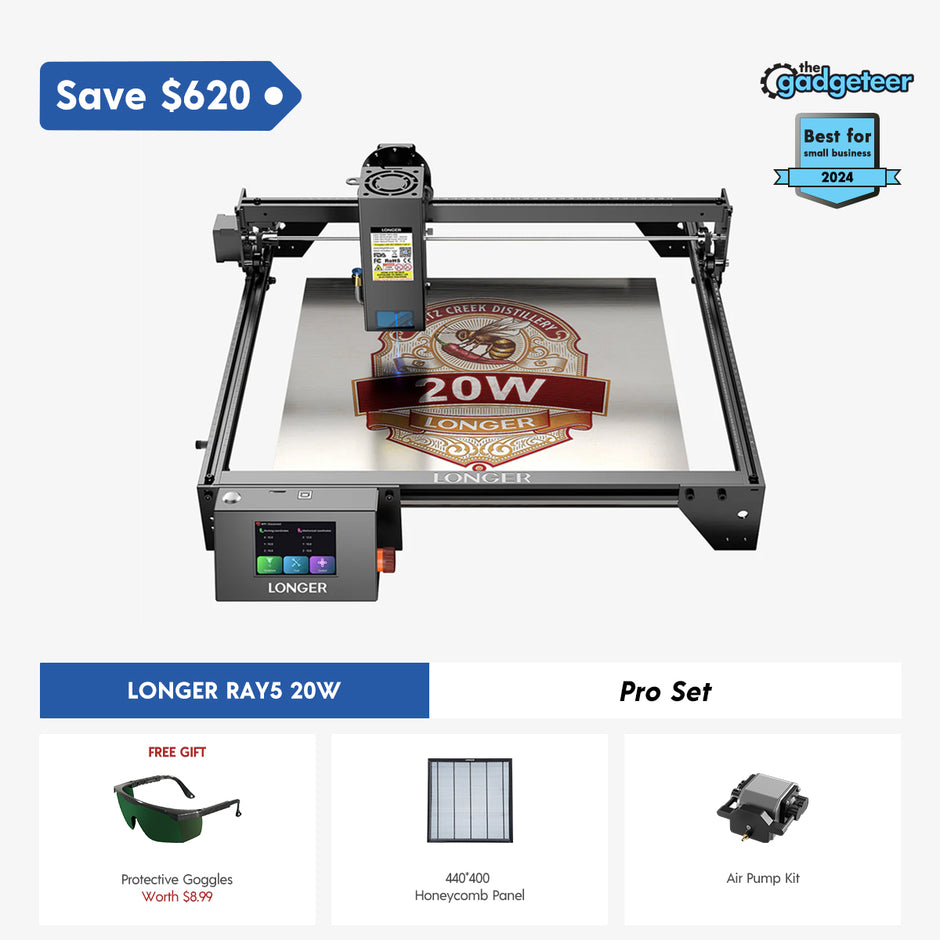 Longer RAY5 20W Laser Engraver(22-24W Output Power)