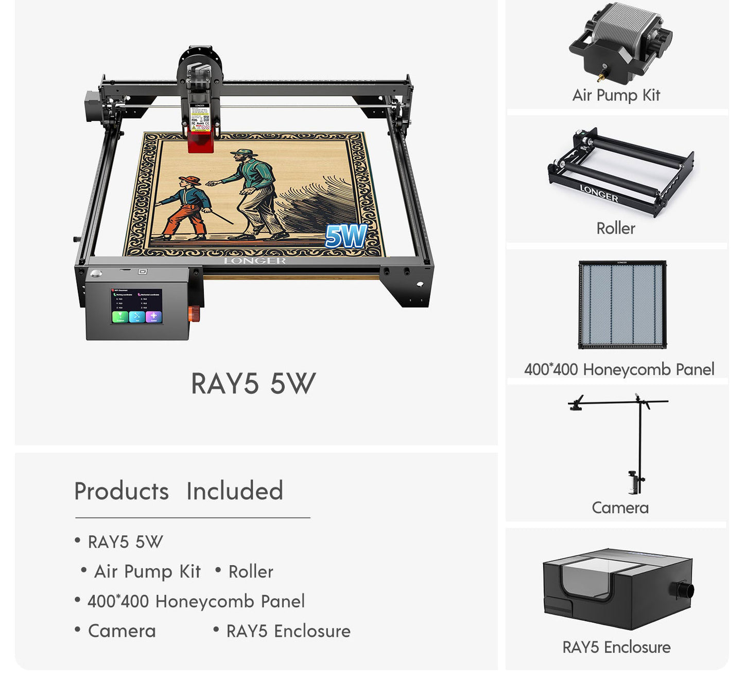 Longer RAY5 5W Laser Engraver