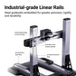 The SNAPMAKER ARTISAN 3D PRINTER has Industrial grade Linear rails.