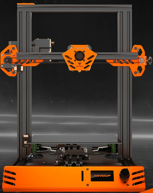 The TEVOUP Tarantula Pro 3D Printer FDM in Orange