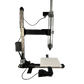 3D Potterbot 10 XL ceramic printer, 3600ml or 4000ml extruder with WiFi or Ethernet connection, side view.