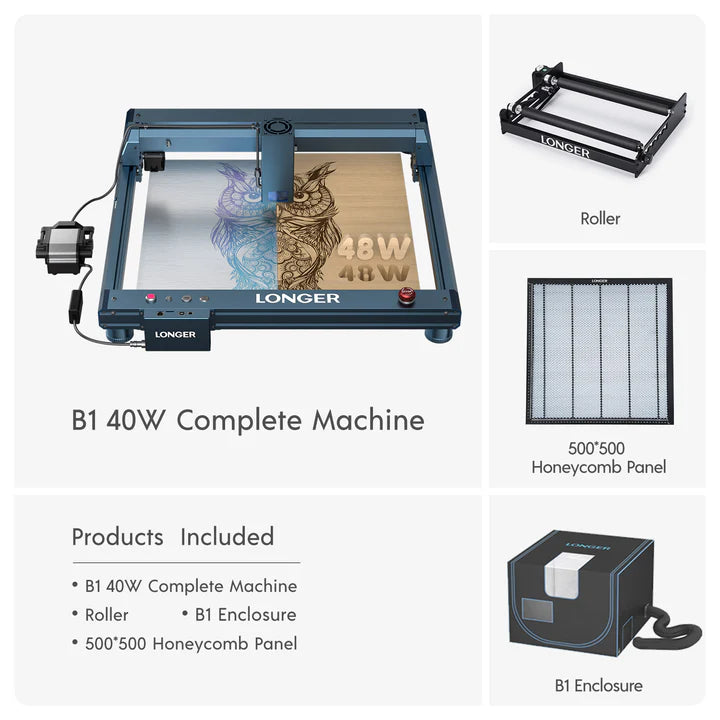 Longer Laser B1 40W Engraving Machine(44-48W Output Power)