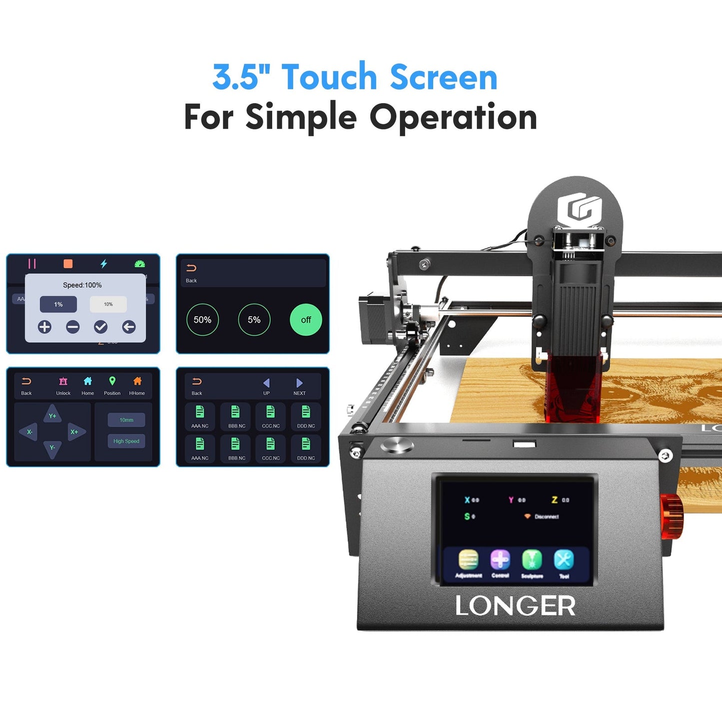 Longer RAY5 10W Laser Engraver(10-12W Output Power)