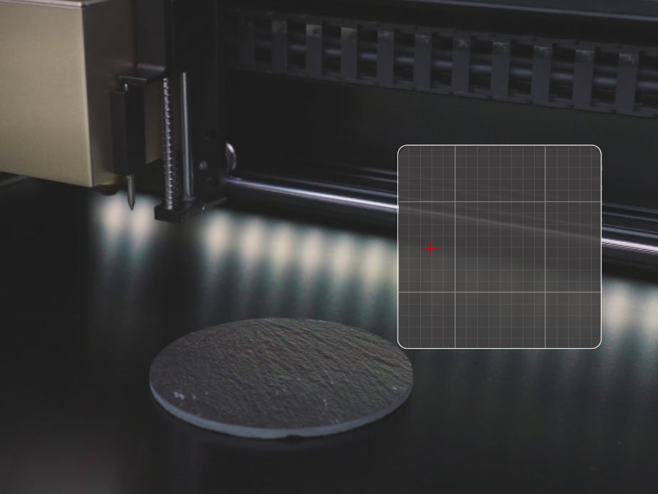 A video showing a centering example made simple, using the xTool S1 - Enclosed Diode Laser Cutter 40W.