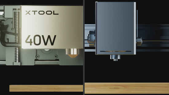 A video comparing Auto Focus (xTool) and Manual focus of the Laser within the xTool S1 Laser Engraver.