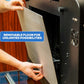 The FSL Muse Core Desktop CO2 Laser Cutting and Engraving Machine has a removable floor.